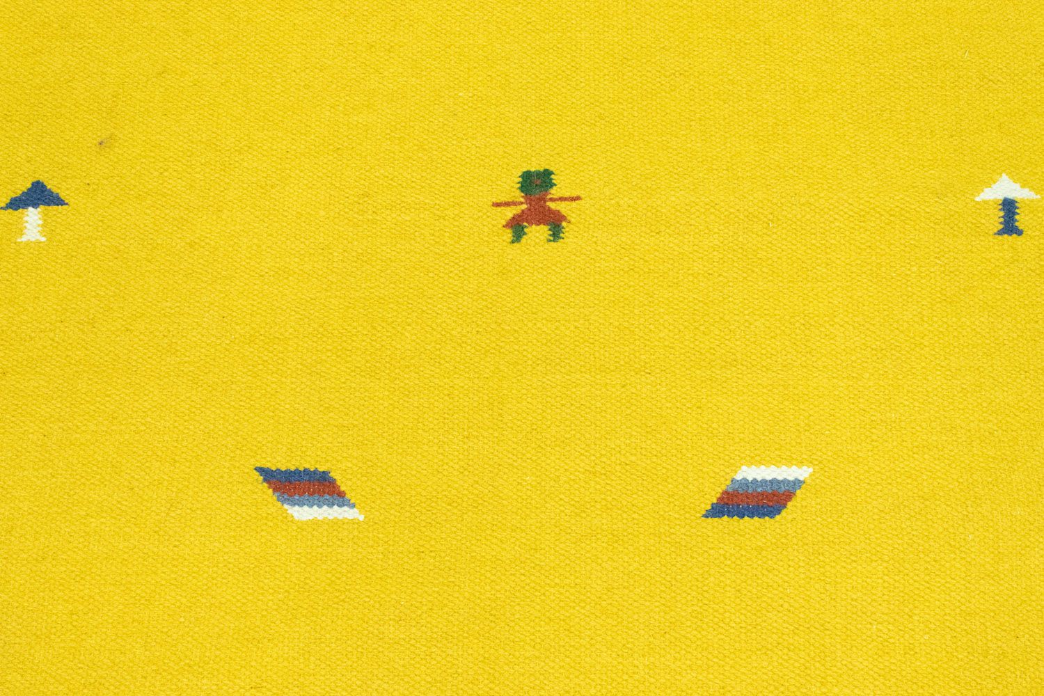 Alfombra Kelim - Tendencia - 180 x 120 cm - amarillo