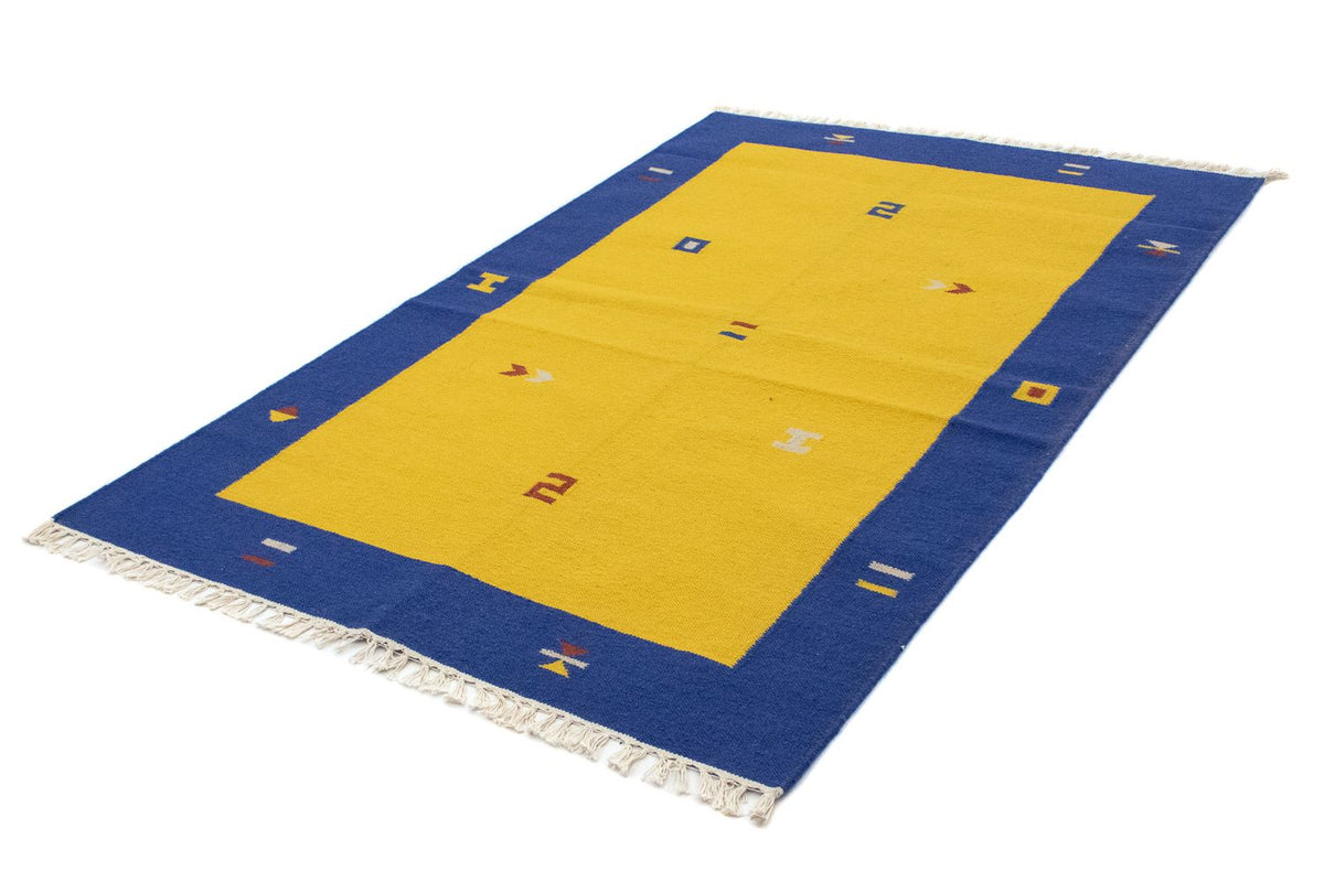 Alfombra Kelim - Tendencia - 180 x 120 cm - amarillo