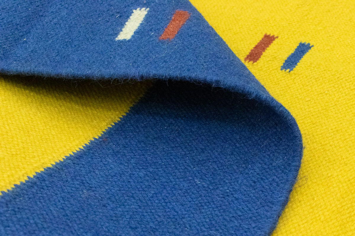 Alfombra Kelim - Tendencia - 180 x 120 cm - amarillo