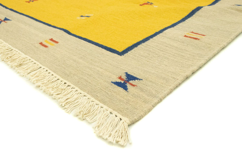 Alfombra Kelim - Tendencia - 300 x 200 cm - amarillo