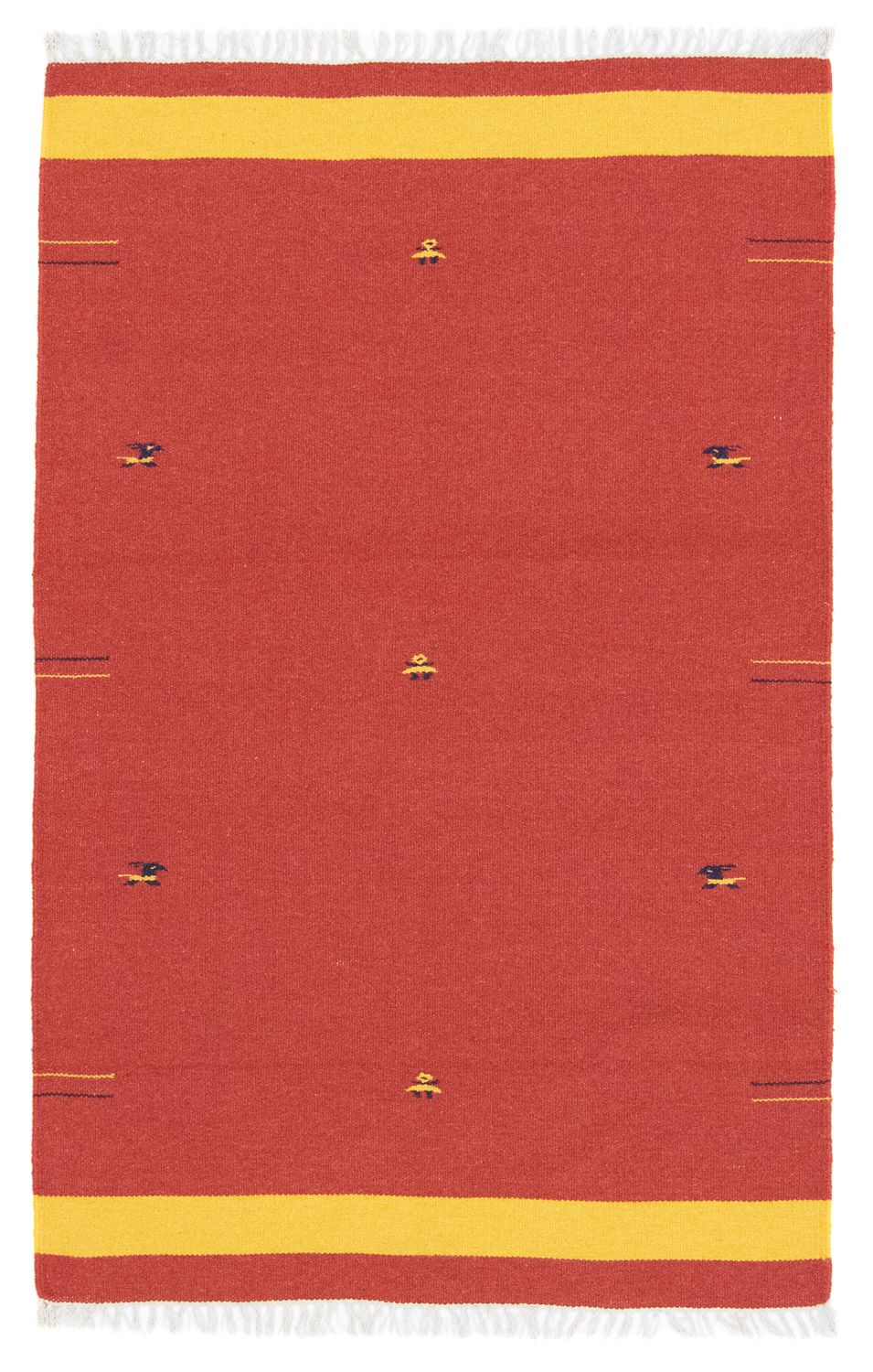 Alfombra Kelim - Tendencia - 180 x 120 cm - rojo