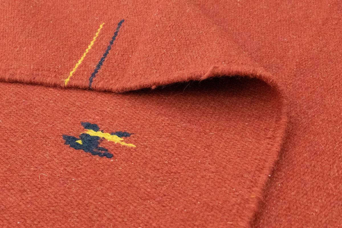 Alfombra Kelim - Tendencia - 180 x 120 cm - rojo