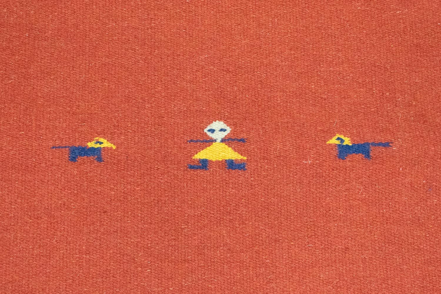 Alfombra Kelim - Tendencia - 180 x 120 cm - rojo