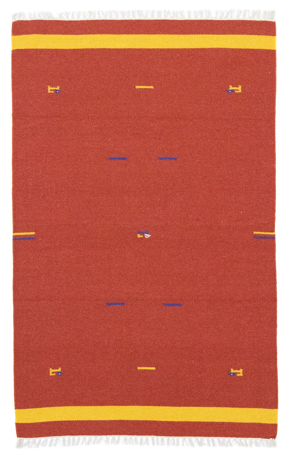 Alfombra Kelim - Tendencia - 180 x 120 cm - rojo