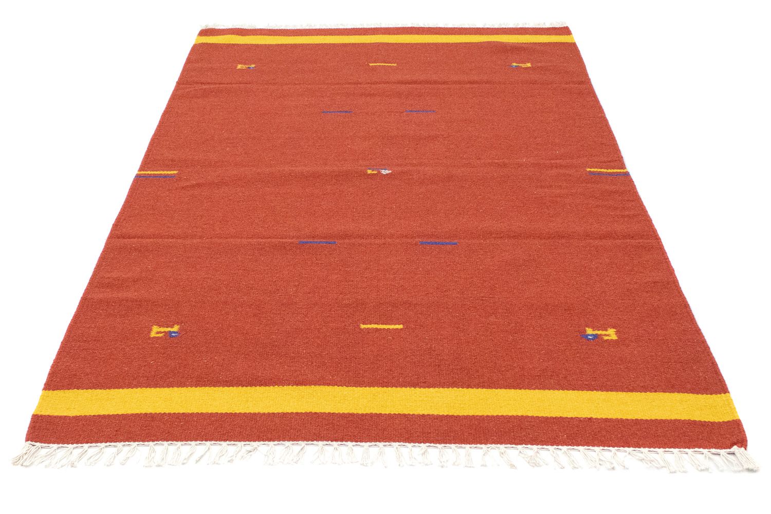 Alfombra Kelim - Tendencia - 180 x 120 cm - rojo