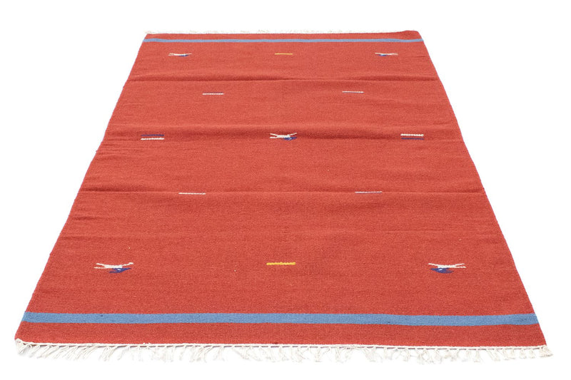 Alfombra Kelim - Tendencia - 180 x 120 cm - rojo