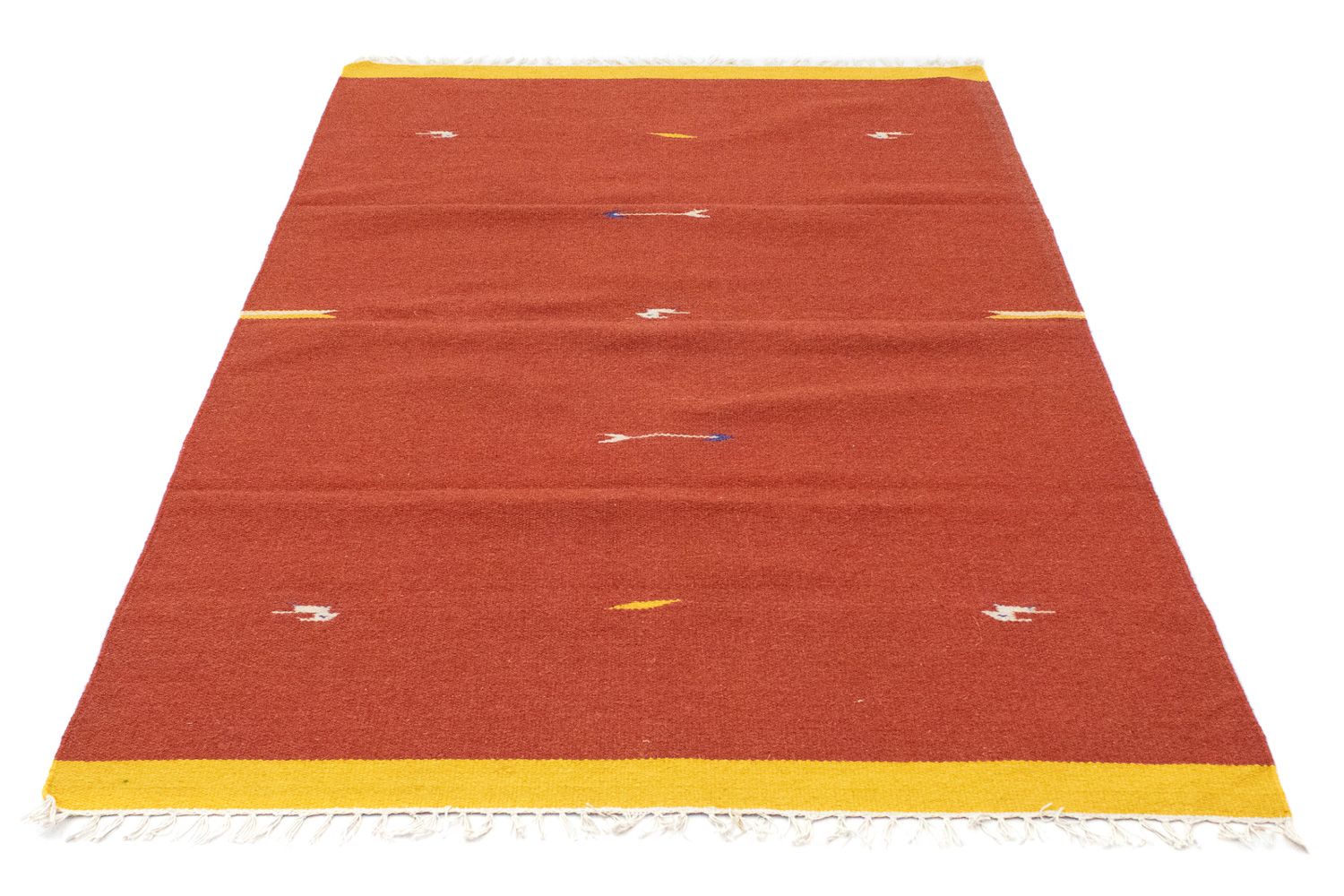 Alfombra Kelim - Tendencia - 180 x 120 cm - rojo