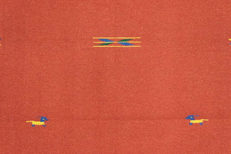 Alfombra Kelim - Tendencia - 180 x 120 cm - rojo