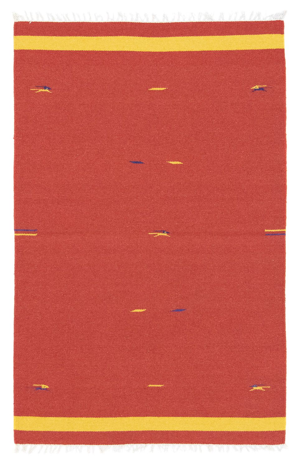 Alfombra Kelim - Tendencia - 180 x 120 cm - rojo
