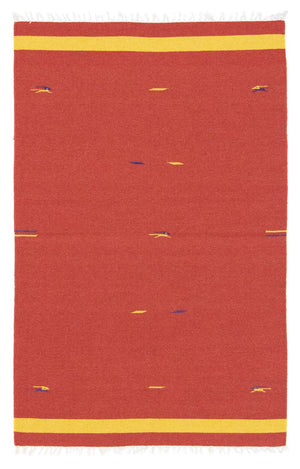 Alfombra Kelim - Tendencia - 180 x 120 cm - rojo