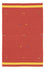 Alfombra Kelim - Tendencia - 180 x 120 cm - rojo