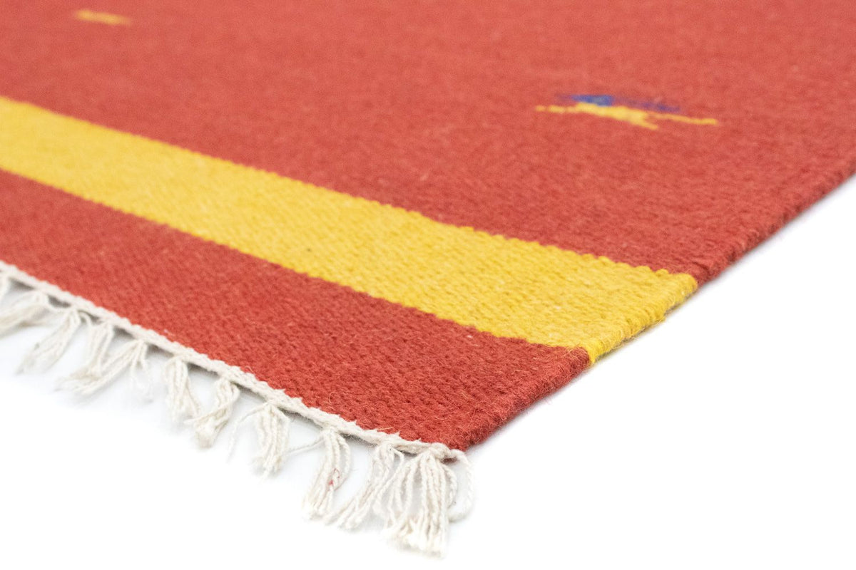 Alfombra Kelim - Tendencia - 180 x 120 cm - rojo