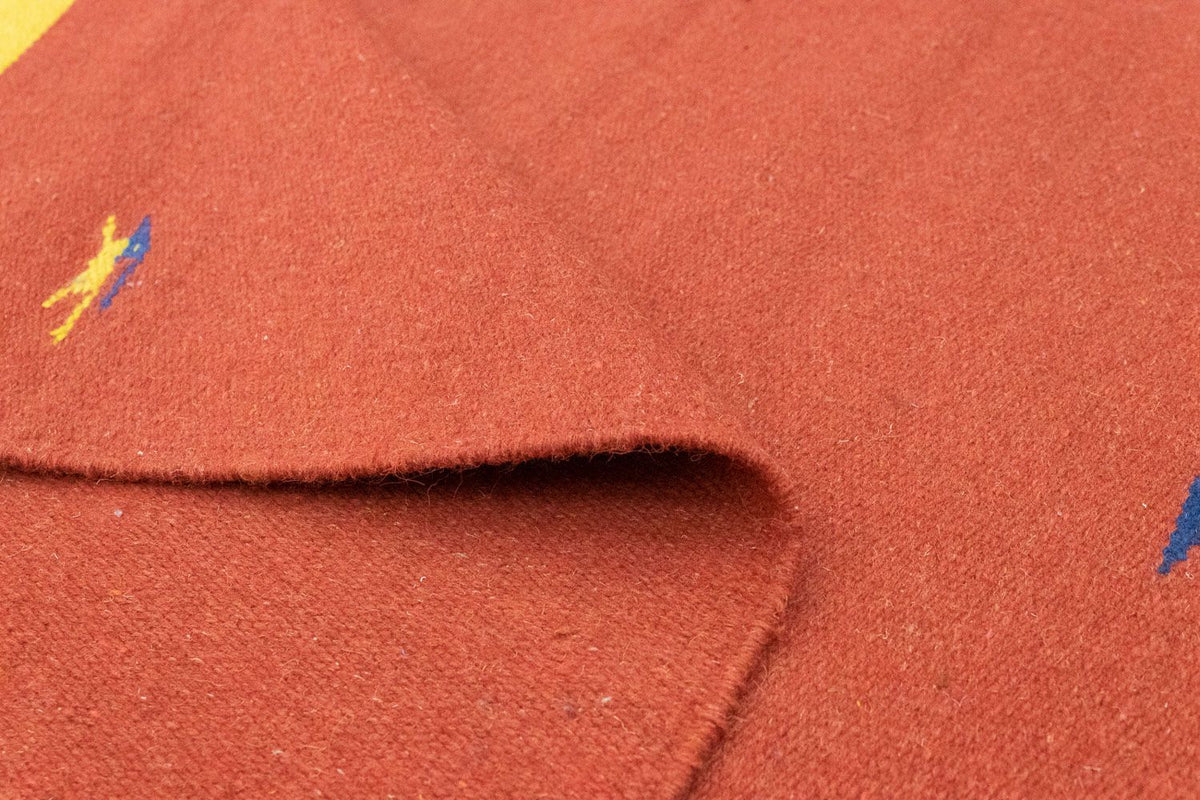 Alfombra Kelim - Tendencia - 180 x 120 cm - rojo