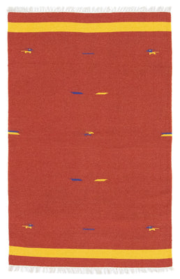Alfombra Kelim - Tendencia - 180 x 120 cm - rojo