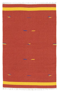 Alfombra Kelim - Tendencia - 180 x 120 cm - rojo