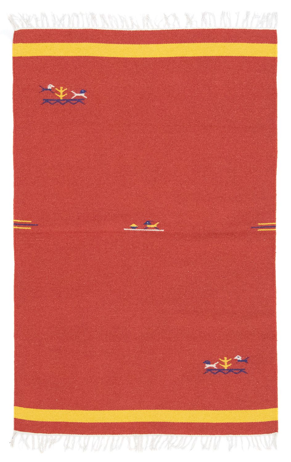 Alfombra Kelim - Tendencia - 180 x 120 cm - rojo