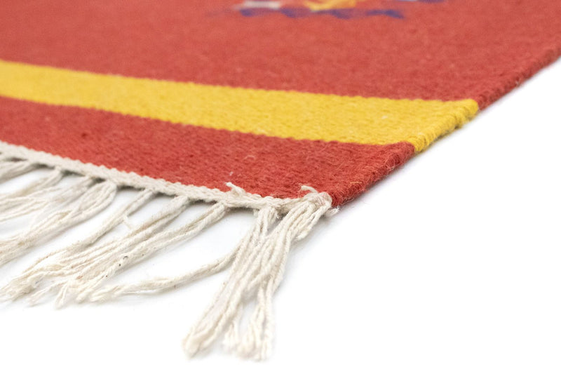 Alfombra Kelim - Tendencia - 180 x 120 cm - rojo