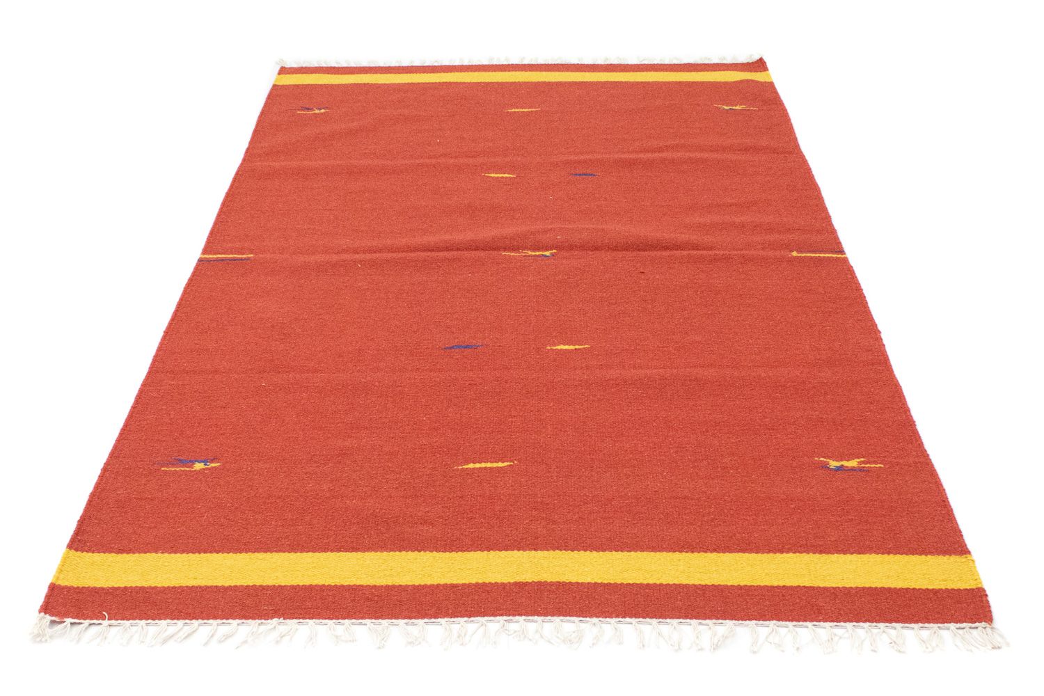 Alfombra Kelim - Tendencia - 180 x 120 cm - rojo