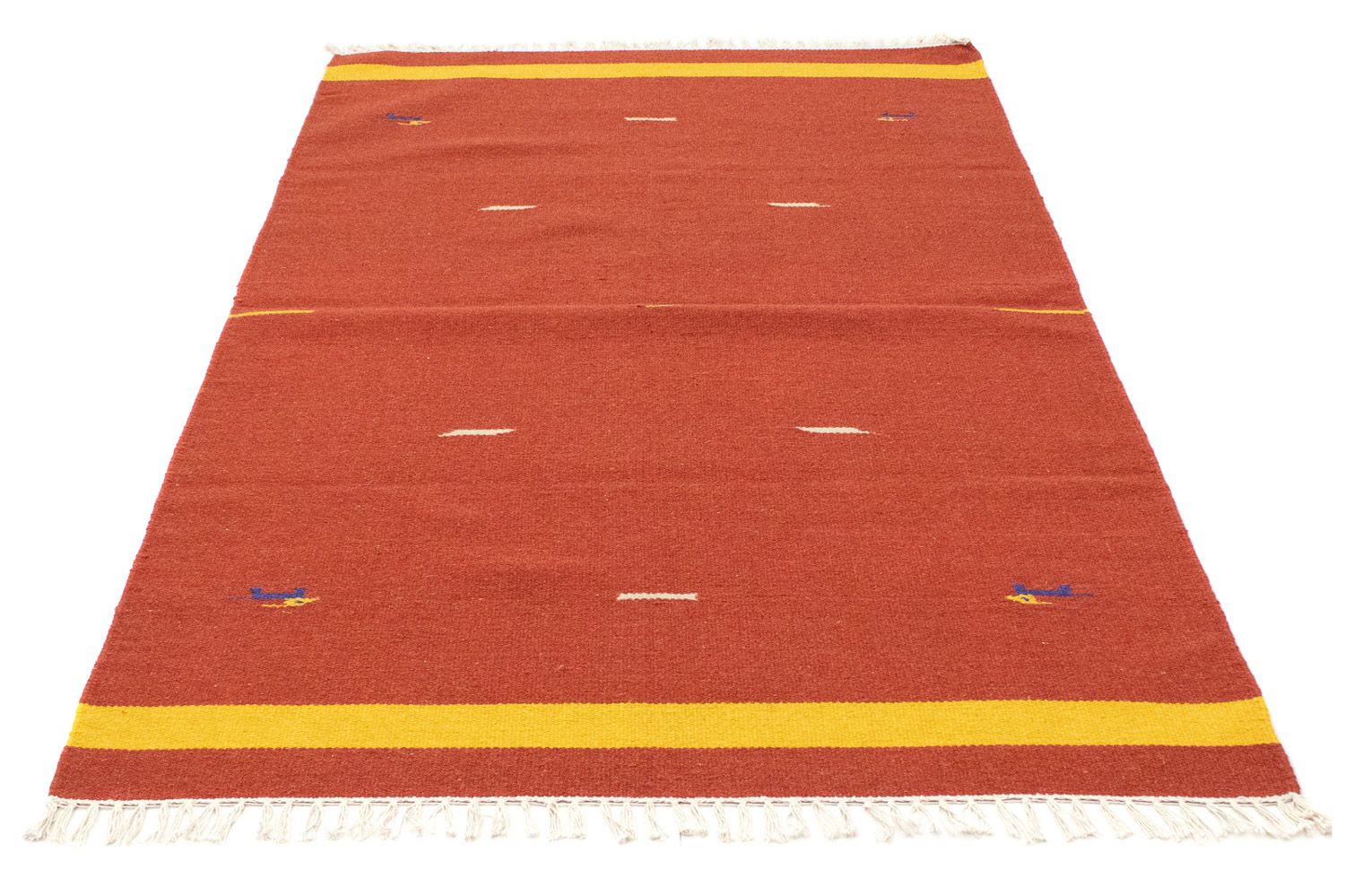 Alfombra Kelim - Tendencia - 180 x 120 cm - rojo
