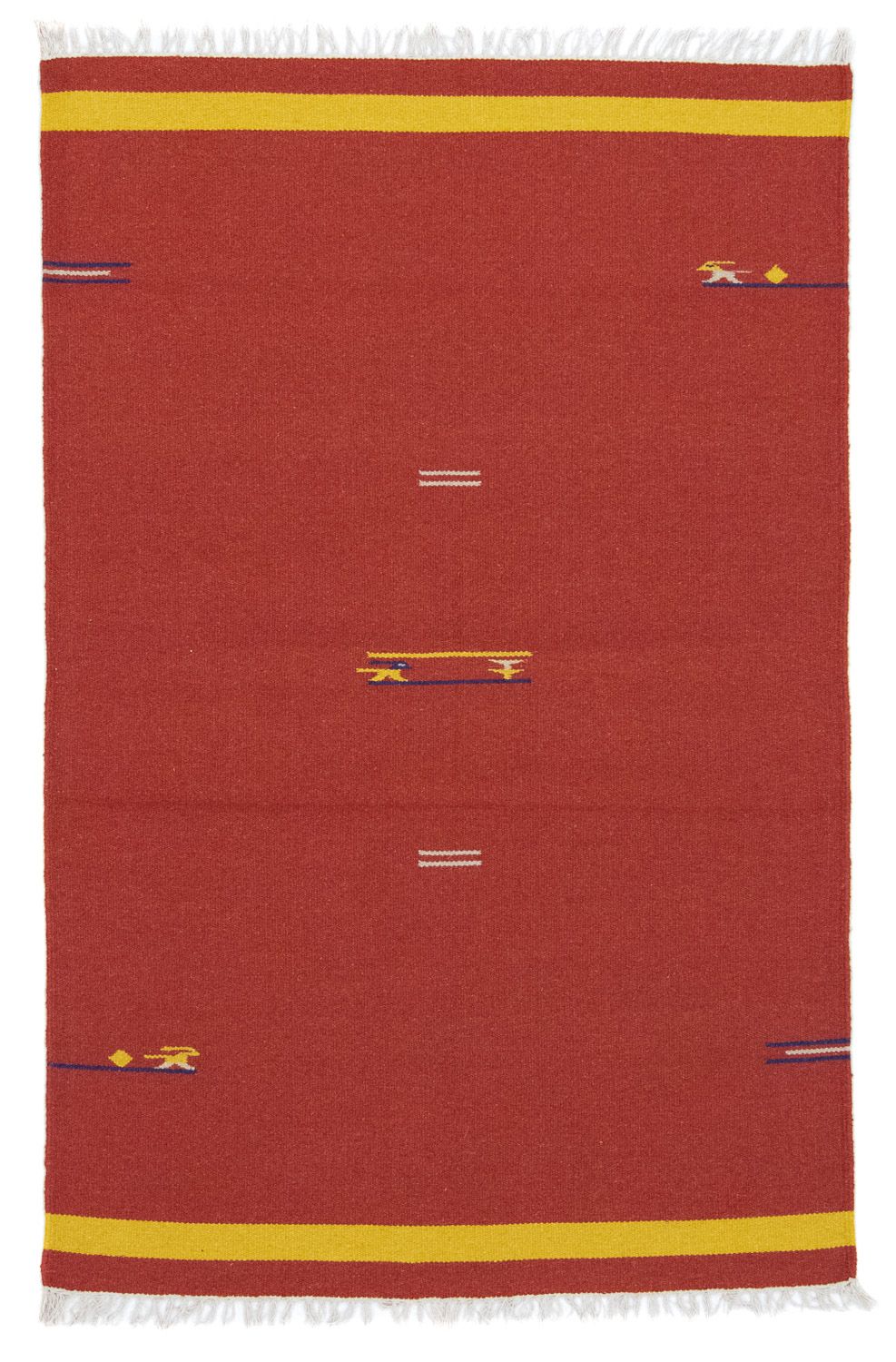 Alfombra Kelim - Tendencia - 180 x 120 cm - rojo