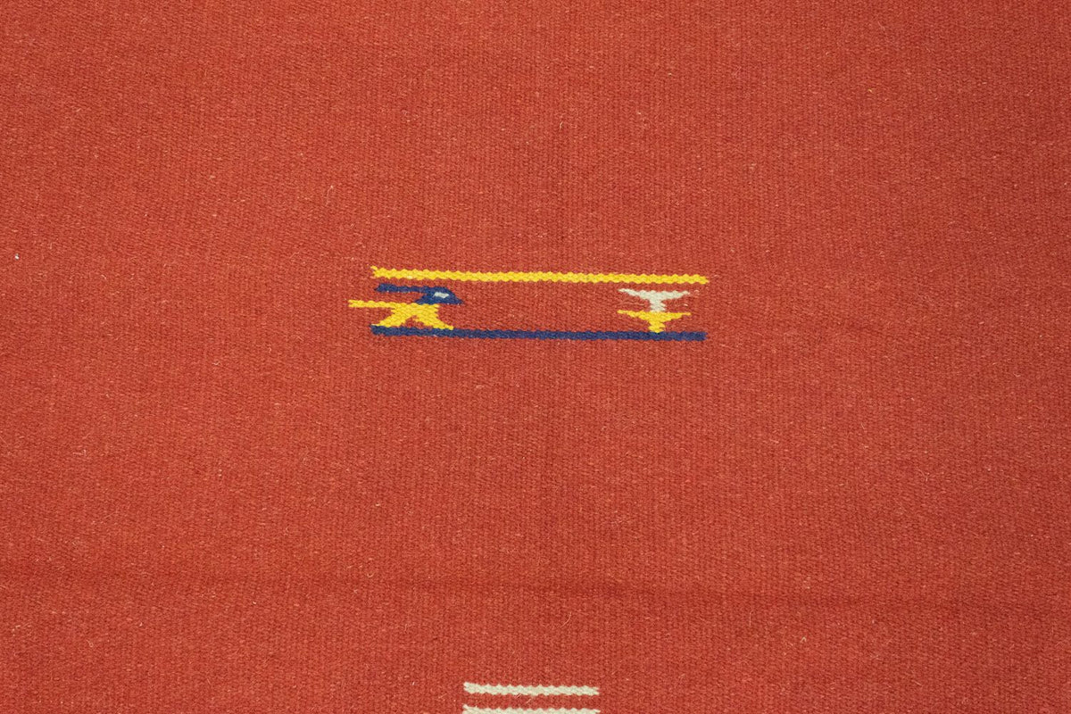 Alfombra Kelim - Tendencia - 180 x 120 cm - rojo