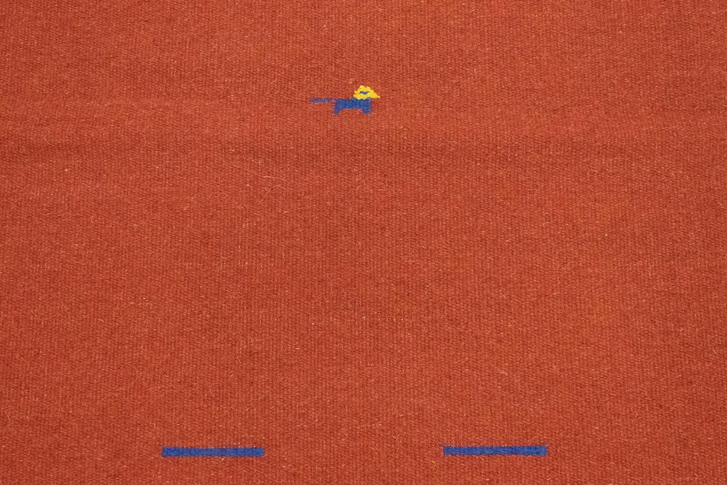 Alfombra Kelim - Tendencia - 180 x 120 cm - rojo