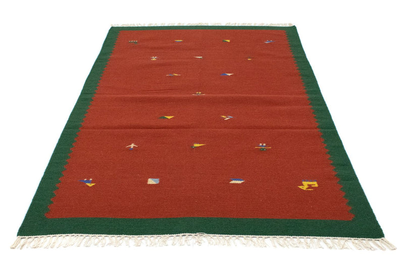 Alfombra Kelim - Tendencia - 180 x 120 cm - rojo