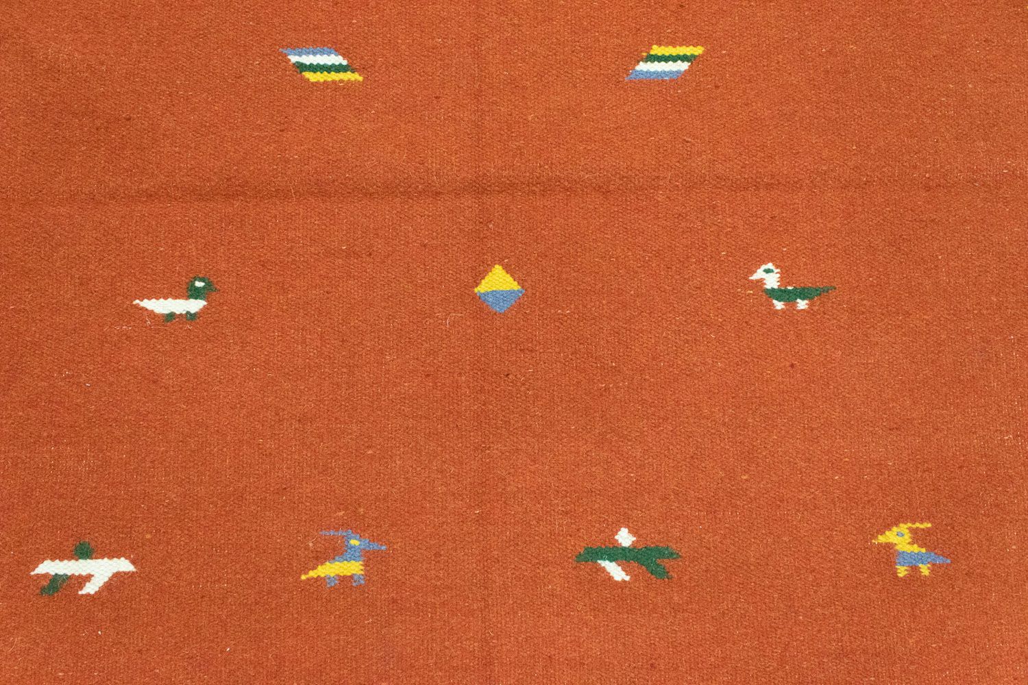 Alfombra Kelim - Tendencia - 180 x 120 cm - naranja