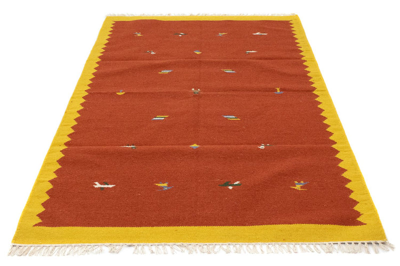 Alfombra Kelim - Tendencia - 180 x 120 cm - naranja