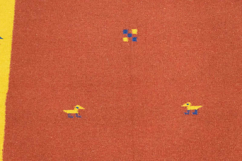 Alfombra Kelim - Tendencia - 180 x 120 cm - naranja