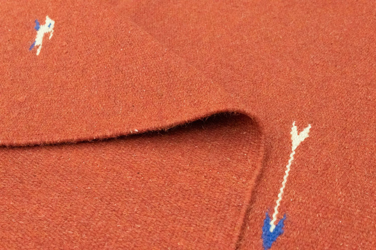 Alfombra Kelim - Tendencia - 180 x 120 cm - rojo