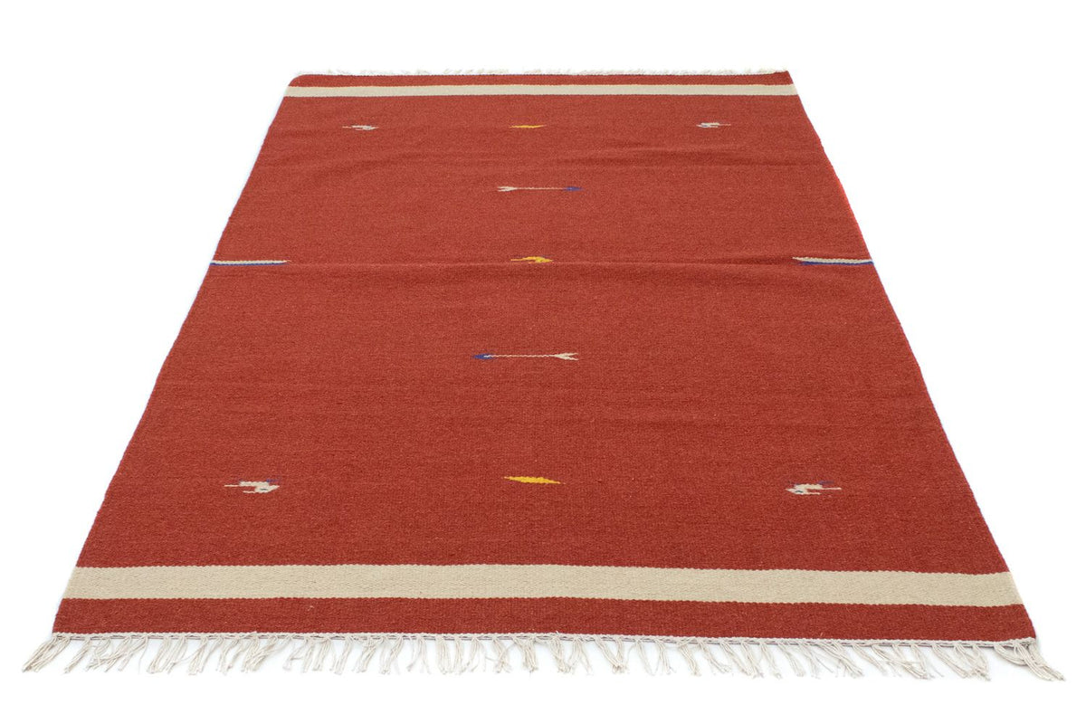 Alfombra Kelim - Tendencia - 180 x 120 cm - rojo