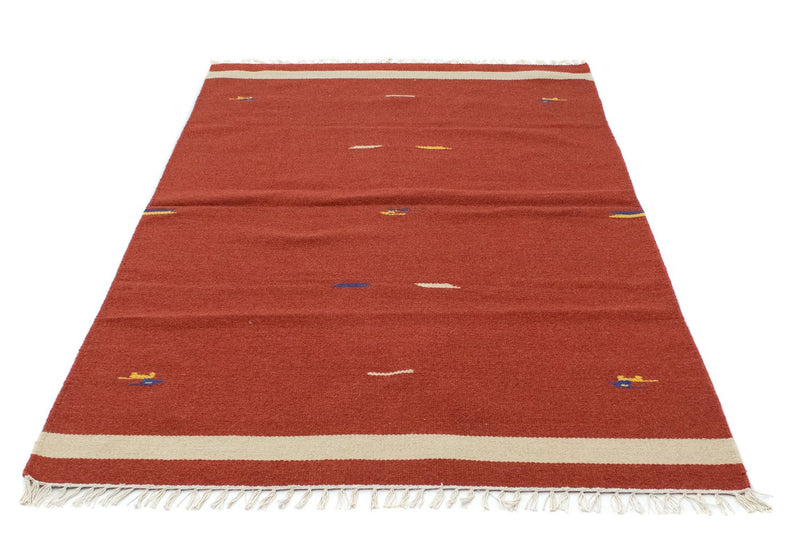 Alfombra Kelim - Tendencia - 180 x 120 cm - rojo