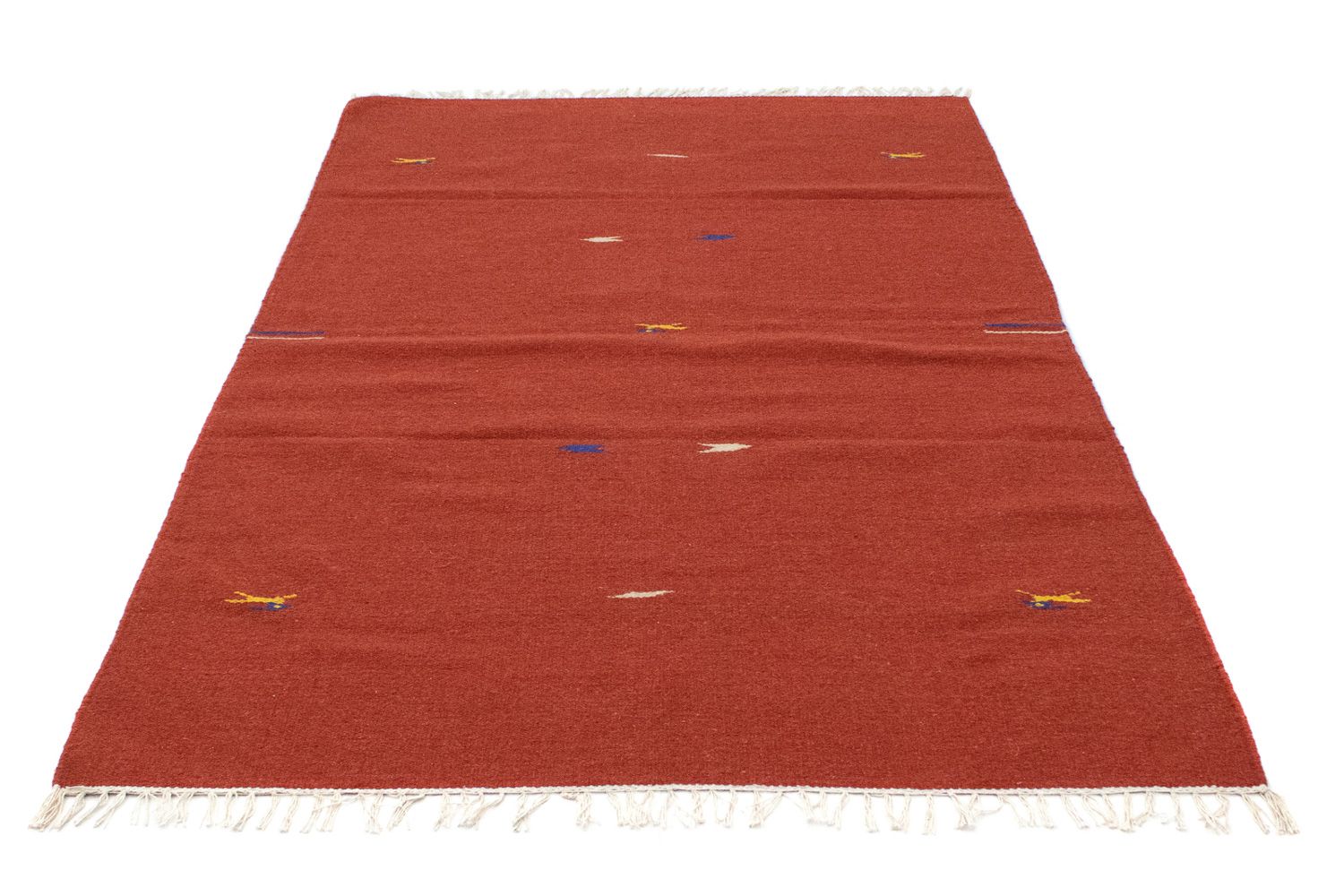 Alfombra Kelim - Tendencia - 180 x 120 cm - rojo