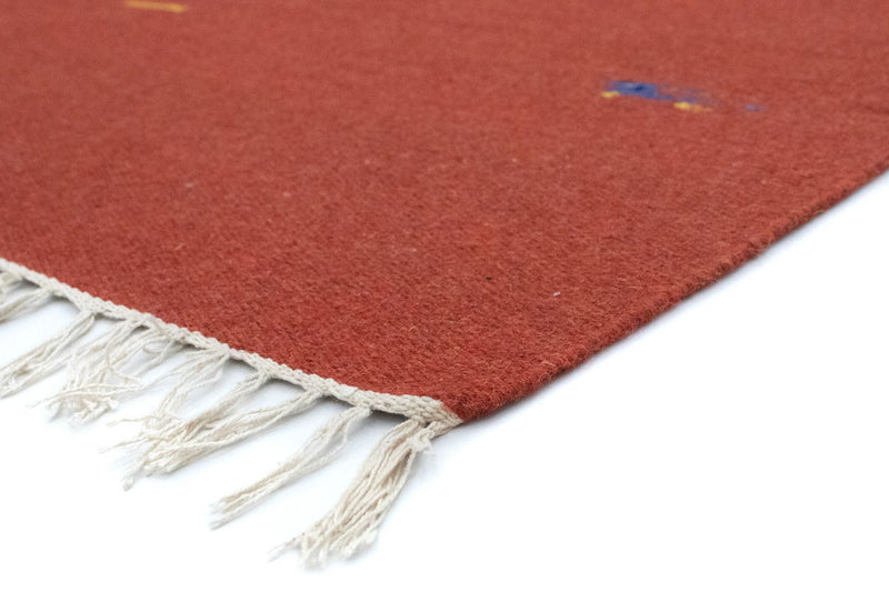 Alfombra Kelim - Tendencia - 180 x 120 cm - rojo