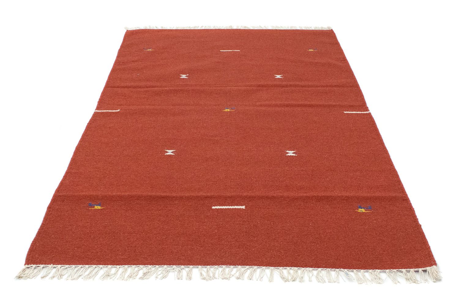 Alfombra Kelim - Tendencia - 180 x 120 cm - rojo