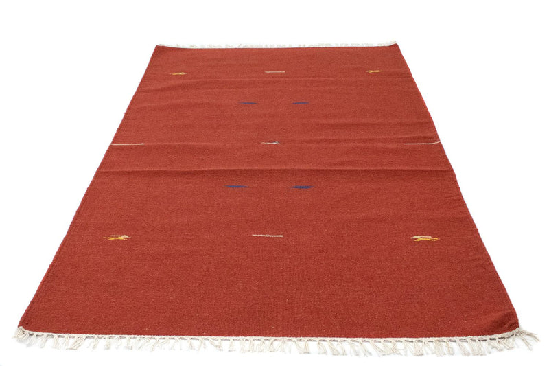 Alfombra Kelim - Tendencia - 180 x 120 cm - rojo