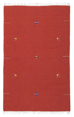 Alfombra Kelim - Tendencia - 180 x 120 cm - rojo