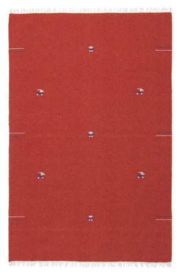 Alfombra Kelim - Tendencia - 180 x 120 cm - rojo