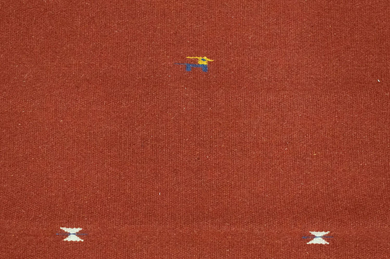 Alfombra Kelim - Tendencia - 180 x 120 cm - rojo