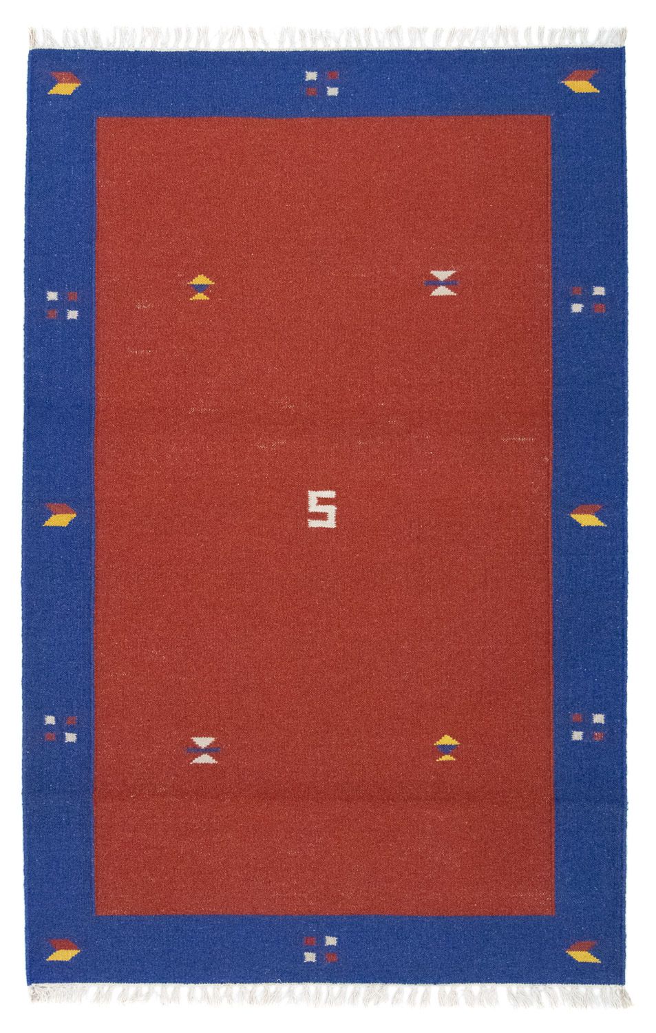 Alfombra Kelim - Tendencia - 180 x 120 cm - rojo