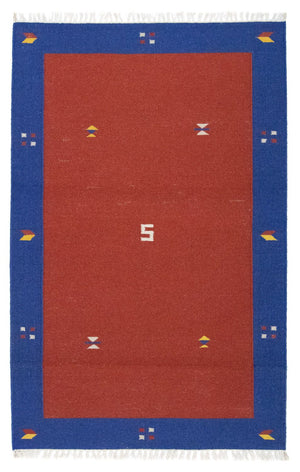 Alfombra Kelim - Tendencia - 180 x 120 cm - rojo