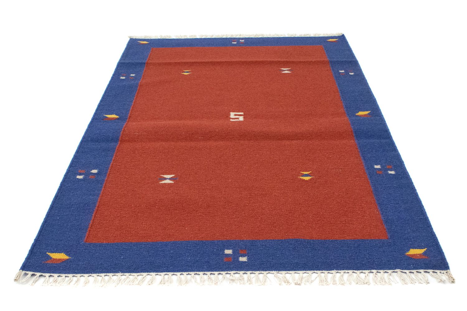 Alfombra Kelim - Tendencia - 180 x 120 cm - rojo