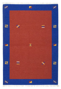 Alfombra Kelim - Tendencia - 180 x 120 cm - rojo
