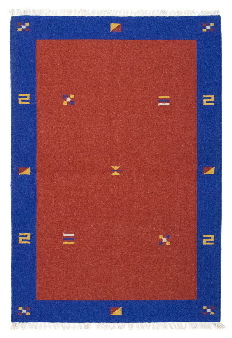 Alfombra Kelim - Tendencia - 180 x 120 cm - rojo