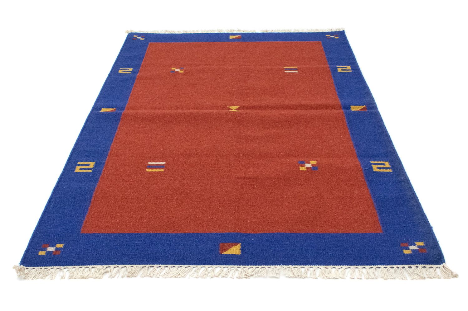 Alfombra Kelim - Tendencia - 180 x 120 cm - rojo