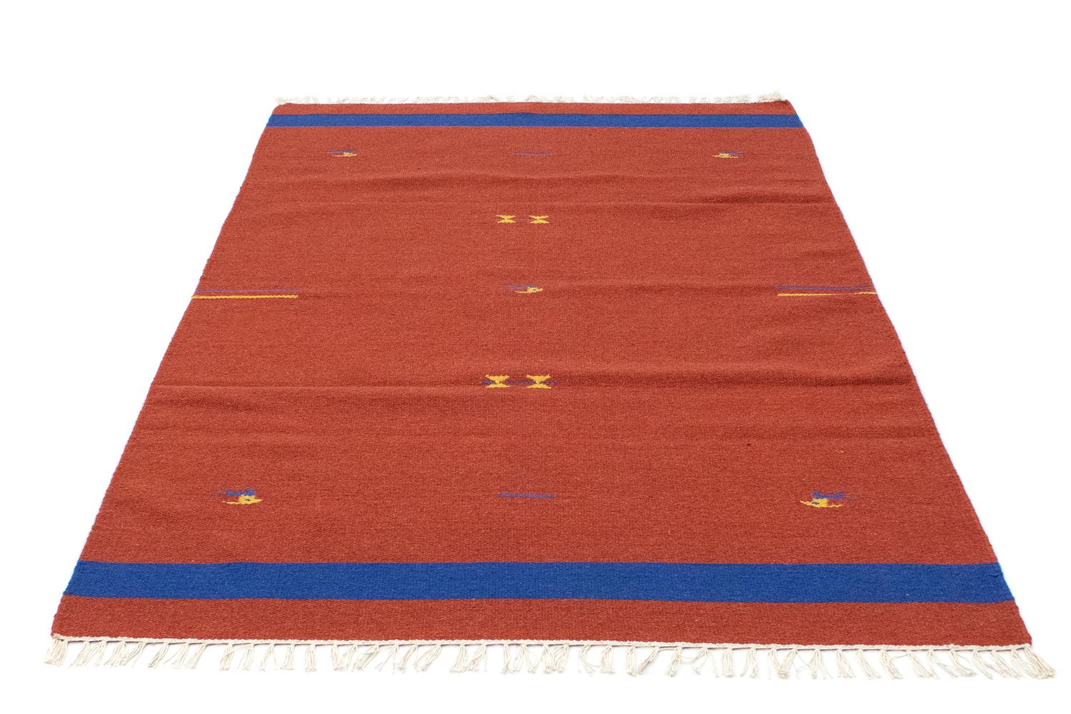Alfombra Kelim - Tendencia - 180 x 120 cm - rojo