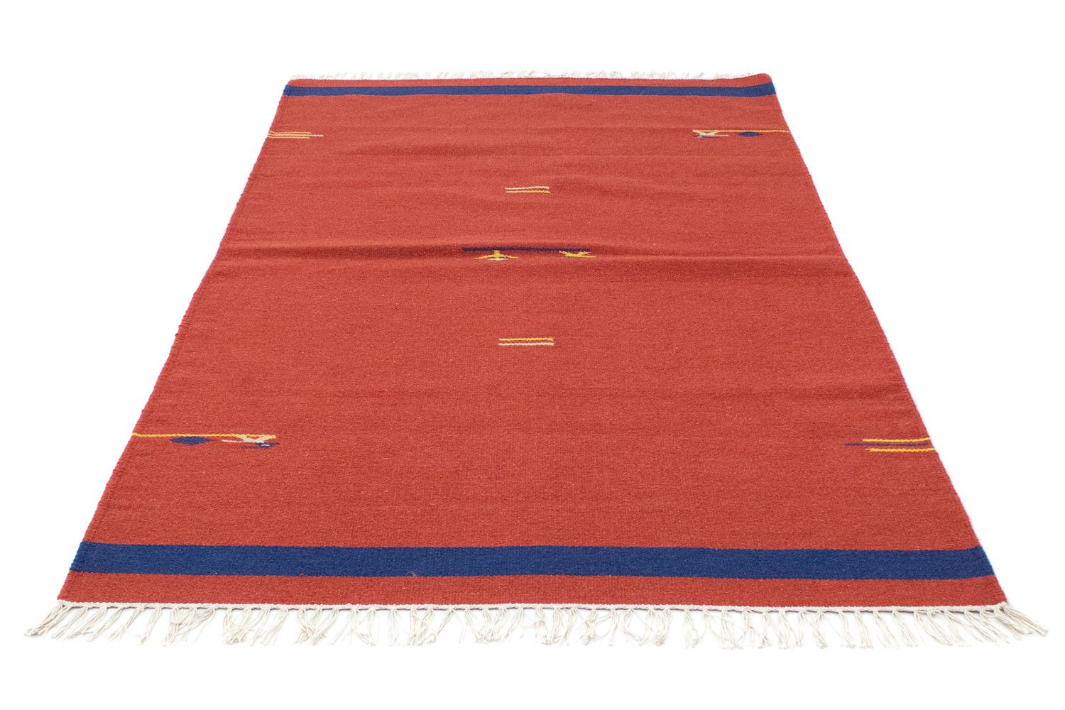 Alfombra Kelim - Tendencia - 180 x 120 cm - rojo
