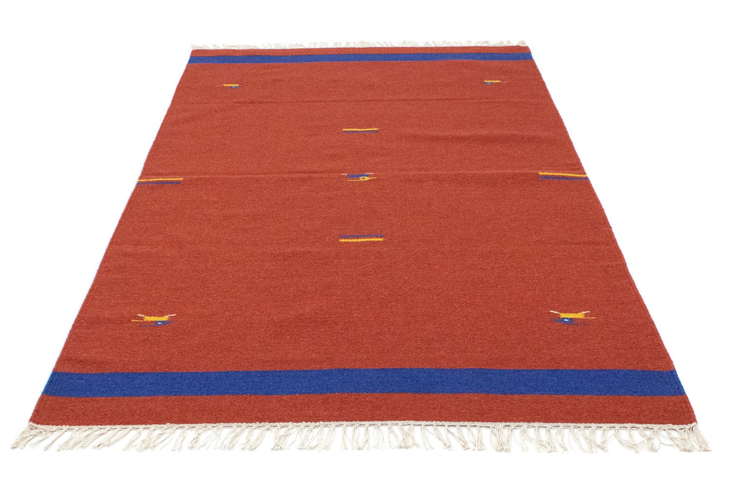 Alfombra Kelim - Tendencia - 180 x 120 cm - rojo