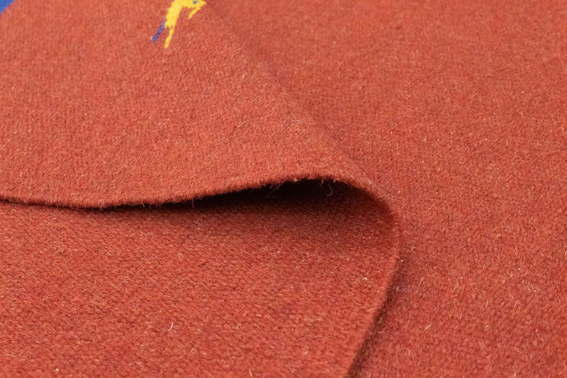 Alfombra Kelim - Tendencia - 180 x 120 cm - rojo